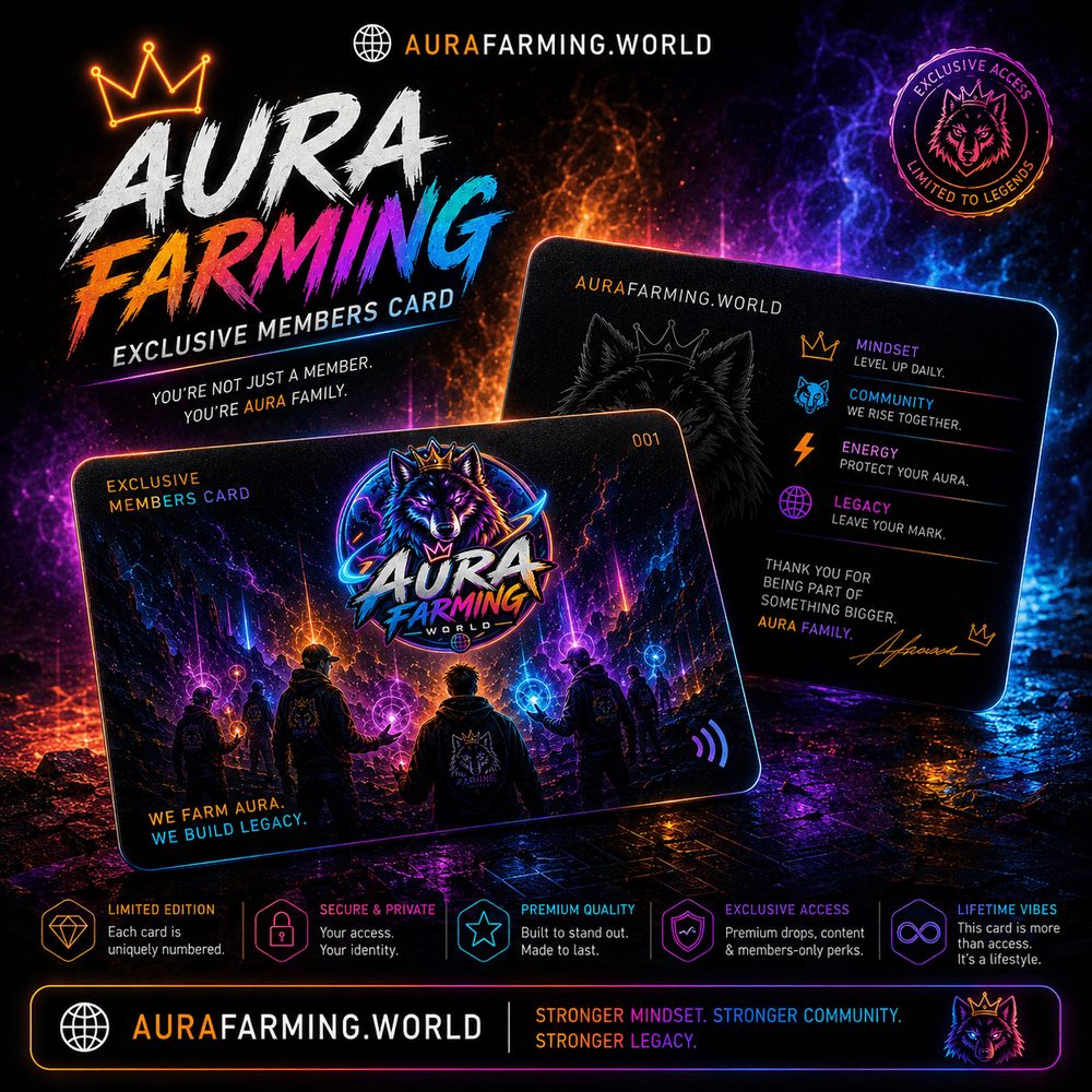 Exclusive Members Card
